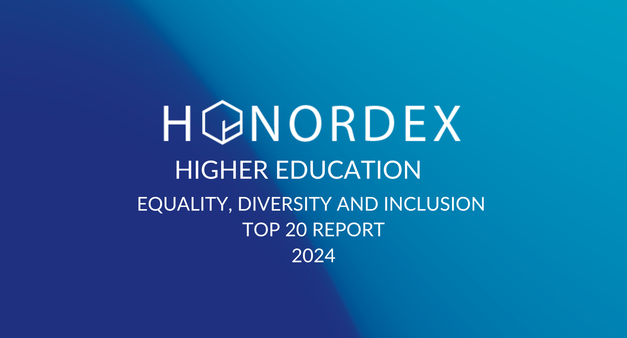 Equality, Diversity and Inclusion Top 20 Report 2024